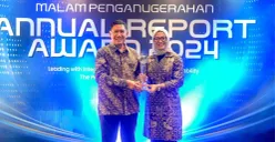 Bank Mandiri meraih Juara 1 Kategori BUMN Go Publik Keuangan pada ajang ARA 2024 di Gedung Bursa Efek Indonesia, Senin, 8 Desember 2025. (Sumber: Dok. Istimewa)