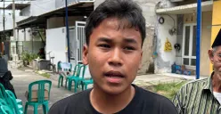 Alfito Mulandar, 15 tahun, adik kandung Assyifa, korban kebakaran di Gedung Terra Drone, Cempaka Baru, Kemayoran, Jakarta Pusat, Rabu, 9 Desember 2025. (Sumber: Poskota/Nurpini Aulia Rapika)