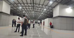 Suasana di Stasiun KAI Rangkasbitung, Lebak. (Sumber: Poskota | Foto: Samsul Fatoni)