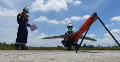 Perusahaan Terra Drone pernah petakan proyek kelapa sawit di Sumatra. (Sumber: terra drone)