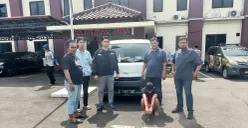 Jajaran Polsek Cikarang Pusat berhasil menangkap tiga pelaku pencurian dengan pemberatan mobil Daihatsu milik PT Bangga Kantin Jepang di wilayah Pemalang. (Sumber: Dok. Humas Polsek Cikarang Pusat)