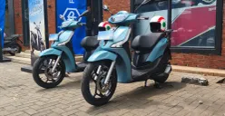 Piaggio Liberty S kini memakai mesin 125 cc. (Sumber: Poskota/Erwan Hartawan)