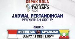 Indonesia vs Myanmar SEA Games 2025 (Sumber: Dok/SEA Games)