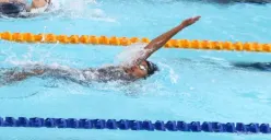 Tim renang Indonesia meloloskan total 6 perenang dan 1 tim 4x 100 m gaya ganti putra estafet Merah Putih ke babak final lomba Renang Sea Games 2025. (Sumber: Instagram/@akuatikindo)