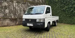 Tampilan depan Suzuki All New Carry yang membawa beberapa pembaruan di sektor mobil niaga (Sumber: Poskota/Herdyan Anugrah Triguna)