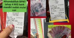 Saldo Kartu Keluarga Sejahtera (KKS) sebagai bagian dari proses pencairan BPNT dan PKH Tahap 4 tahun 2025. (Sumber: Facebook/@info bansos 2025)