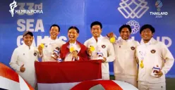 Tim tenis putra Indonesia sukses menyumbangkan emas di SEA Games 2025. (Sumber: Instagram/@kemenpora)
