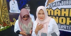 Kadisbudpar Kabupaten Bogor, Ria Marlisa menargetkan 15 juta wisatawan saat libur Nataru. (Sumber: Poskota/Giffar Rivana)