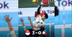 Tim voli putra Indonesia juara Grup B SEA Games 2025 setelah menaklukkan Filipina 3-0! (Sumber: Instagram/@voligram)