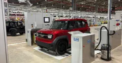 Perakitan mobil VinFast VF3 di Subang, Jawa Barat. (Sumber: Istimewa)