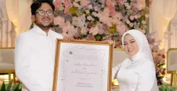 Yudha Keling dan Fadhilah Eryananda resmi menikah, dengan mahar unik berupa saham GOTO sebagai simbol kebersamaan dan perjalanan hidup jangka panjang. (Sumber: Instagram/@yudhakhel)