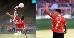 Gol salto spektakuler Santiago Montiel raih puskas award 2025 (Sumber: X/@idextratime dan @CAIplaneta)