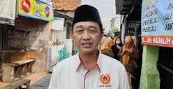 Ketua Harian KONI, Agus Irianto memastikan persiapan Kota Bekasi jelang Porprov 2026 sudah mencapai 60 persen. (Sumber: Poskota/Nurpini Aulia Rapika)
