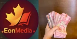 Aplikasi penghasil uang di ponsel pintar yang menjanjikan keuntungan instan, namun menyimpan risiko skema ponzi dan penipuan (Sumber: Dok/Aplikasi EON)