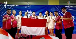 Indonesia kokoh di peringkat kedua SEA Games Thailand 2025. (Sumber: Instagram/@kemenpora)