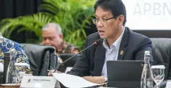 Pemerintah melalui Menteri Keuangan (Menkeu) Purbaya Yudhi Sadewa, menetapkan Anggaran Pendapatan dan Belanja Negara (APBN) 2026 dalam posisi defisit. (Sumber: Poskota/Bilal Nugraha Ginanjar)
