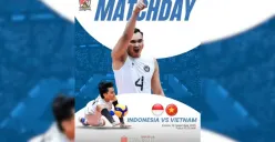 Link live streaming Timnas Voli Putra Indonesia vs Vietnam di SEA Games 2025. (Sumber: Instagram/@voligram)