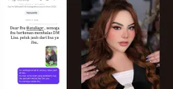 Pesan Lisa Mariana ke Bu Cinta (Sumber: Instagram/@lisamarianaaa)