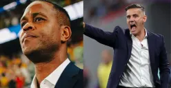 Patrick Kluivert dan John Herdman (Sumber: X/@TimnasXtra)