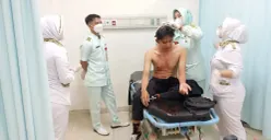 Kondisi korban mendapat perawatan intensif di RSUD Cibabat, Kota Cimahi. (Sumber: Poskota/Gatot Poedji Utomo)