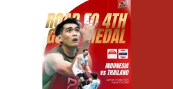 Link live streaming final Voli Putra Indonesia vs Thailand di SEA Games 2025. (Sumber: Instagram/@voligram)