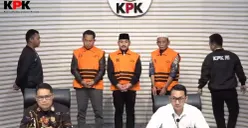 KPK menetapkan Bupati Bekasi Ade Kuswara Kunang, ayahnya, dan pihak swasta sebagai tersangka kasus suap di Gedung Merah Putih, Kelurahan Guntur, Kecamatan Setiabudi, Jakarta Selatan, Sabtu, 20 Desember 2025. (Sumber: Dok. YouTube KPK)