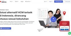 Tampilan halaman utama Mekari Talenta sebagai solusi Cloud HCM untuk pengelolaan SDM modern, mencakup payroll, absensi, dan manajemen karyawan dalam satu sistem terintegrasi. (Sumber: talenta.co)