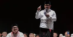 Gubernur Jakarta, Pramono Anung menghadiri Milad Jakmania ke-28 di Monas, Jakarta Pusat, Jumat, 19 Desember 2025. (Sumber: Dok. Kominfotik Pemprov Jakarta)