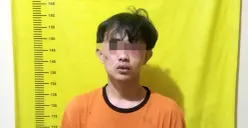 Pelaku Curanmor saat diamankan di Polsek Cipondoh. (Sumber: Dok. Polsek Cipondoh)