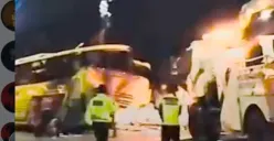 15 Orang tewas jadi korban kecelakaan bus PO Cahaya Trans di Tol Krapyak, Semarang (Sumber: Instagram/@inilahjateng)