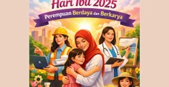 Ilustrasi hari Ibu 22 Desember 2025 (Sumber: Chat GPT)