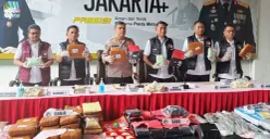 Polda Metro Jaya merilis kasus pengungkapan penyalahgunaan narkoba. (Sumber: Istimewa)