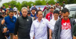 Menteri LHm Hanif Faisol Nurofiq meninjau TPA Galuga untuk pembangunan PSEL di Kecamatan Leuwiliang, Kota Bogor. (Sumber: Dok. Pemkot Bogor)