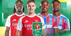 Link nonton live streaming Arsenal vs Crystal Palace di perempat final Carabao Cup 2025/2026 (Sumber: Vidio.com)