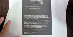 Isi pesan email yang dikirim pelaku teror bom ke sekolah-sekolah yang ada di Depok. (Sumber: Istimewa)