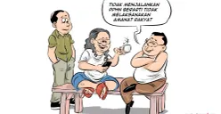 Obrolan Warteg. (Sumber: Poskota/Arif Setiadi)