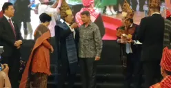 Utusan Khusus Presiden RI Bidang Iklim dan Energi Lingkungan Hidup, Hasyim Djojohadikusumo di Gedung Mulia Raja, Kebon Nanas, Jakarta Timur pada Senin, 22 Desember 2025. (Sumber: Poskota/M. Tegar Jihad)