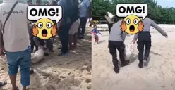 Video Penyitaan Diduga Emas Ilegal oleh Polisi Viral (Sumber: Facebook/@Medan Daily)