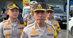 Irwasum Polri, Komjen Pol Wahyu Widada memberi keterangan pers seusai peninjauan Polres Bogor di Jalur Puncak, Rabu, 24 Desember 2025. (Sumber: Poskota/Giffar Rivana)