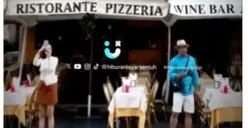 Foto Ridwan Kamil dan Aura Kasih yang diduga sedang liburan bersama di Italia (Sumber: Instagram/@hiburans.id)