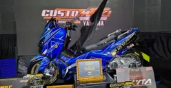 Yamaha XMAX berkonsep Premium Racing karya milik modifikator asal Medan, Ingreath Sitepu. (Sumber: Yamaha)
