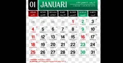 Daftar tanggal merah Januari 2026 (Sumber: Pngtree)