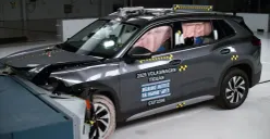 Uji tabrak Volkswagen Tiguan. (Sumber: IIHS)