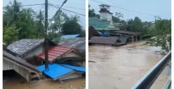 Banjir yang melanda di Kalimantan Selatan. (Sumber: X/@ajagenlahh)