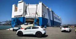 Ekspor kendaraan Changan dari fasilitas produksinya di Thailand ke pasar Eropa. (Sumber: CNevpost)