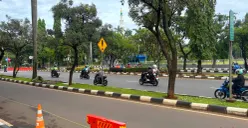 Ilustrasi Jalan Tegar Beriman yang akan jadi lokasi digelarnya car free night saat pergantian malam tahun baru. (Sumber: Poskota/Giffar Rivana)