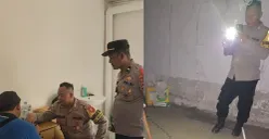 Petugas kepolisian saat memeriksa saksi dan olah TKP lokasi bunuh diri seorang mandor di Mal Jambu Dua, Kota Bogor. (Sumber: Dok. Polsek Bogor Utara)