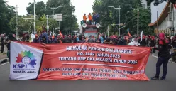 Ilustrasi aksi demonstrasi yang berlangsung di Jakarta. (Sumber: Poskota/Bilal Nugraha Ginanjar)