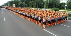 DLH Jakarta menyiagakan ribuan personel untuk mengawal pergantian tahun baru. (Sumber: Dok. Istimewa)