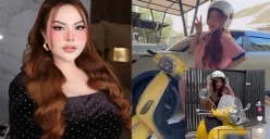 Heboh vespa kuning dan motor BMW, Lisa Mariana-Aura Kasih (Sumber: Instagram/@lisamarianaaa)